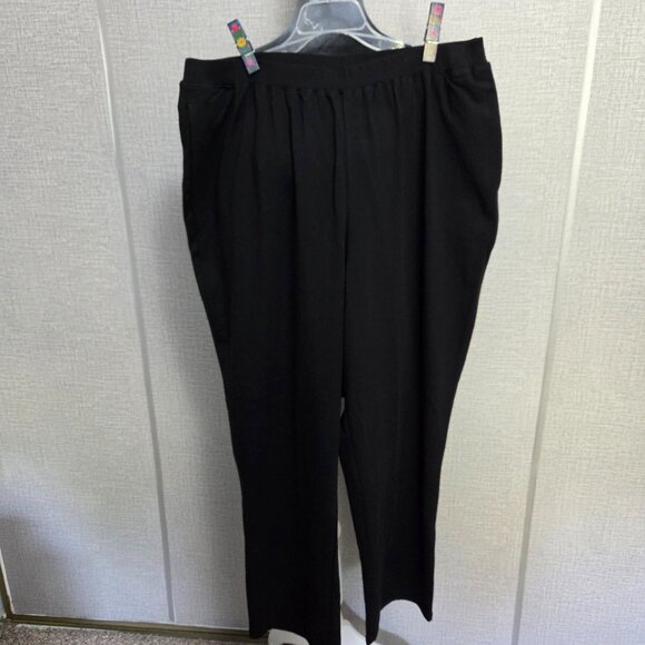 Catherines Black Suprema Collection Pull-on Stretch Pant - Size 1X NWOT - Picture 2 of 8